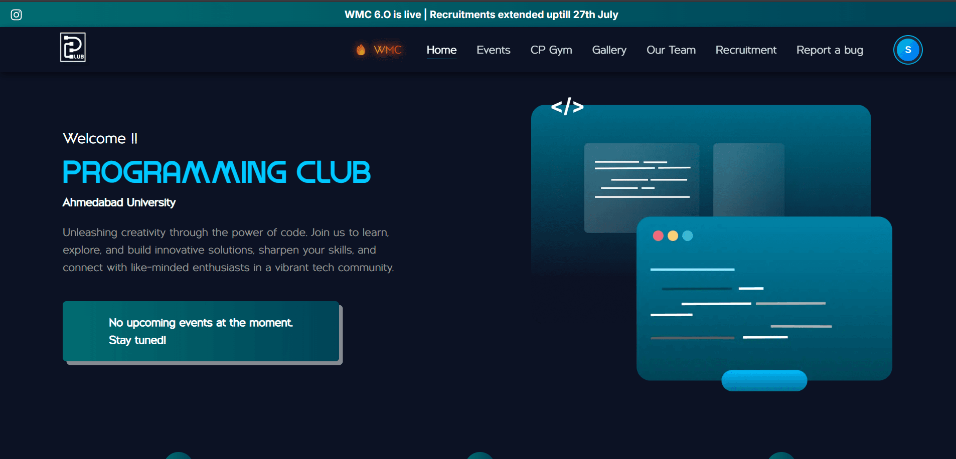 Programming Club - Ahmedabad University