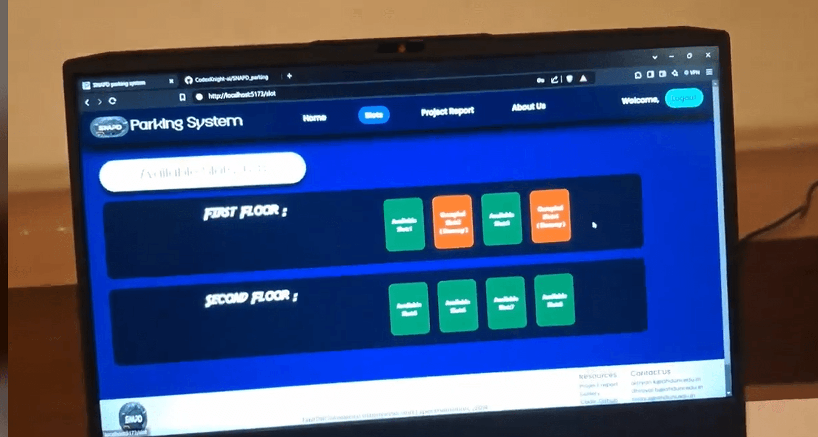 SNAPD Parking System